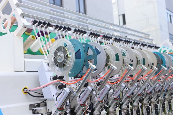コンピュータ ダブル 22 頭 4 針刺身機 耐久性