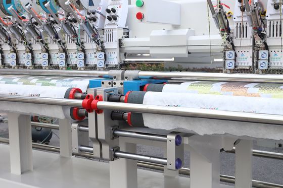 コンピュータ ダブル 22 頭 4 針刺身機 耐久性